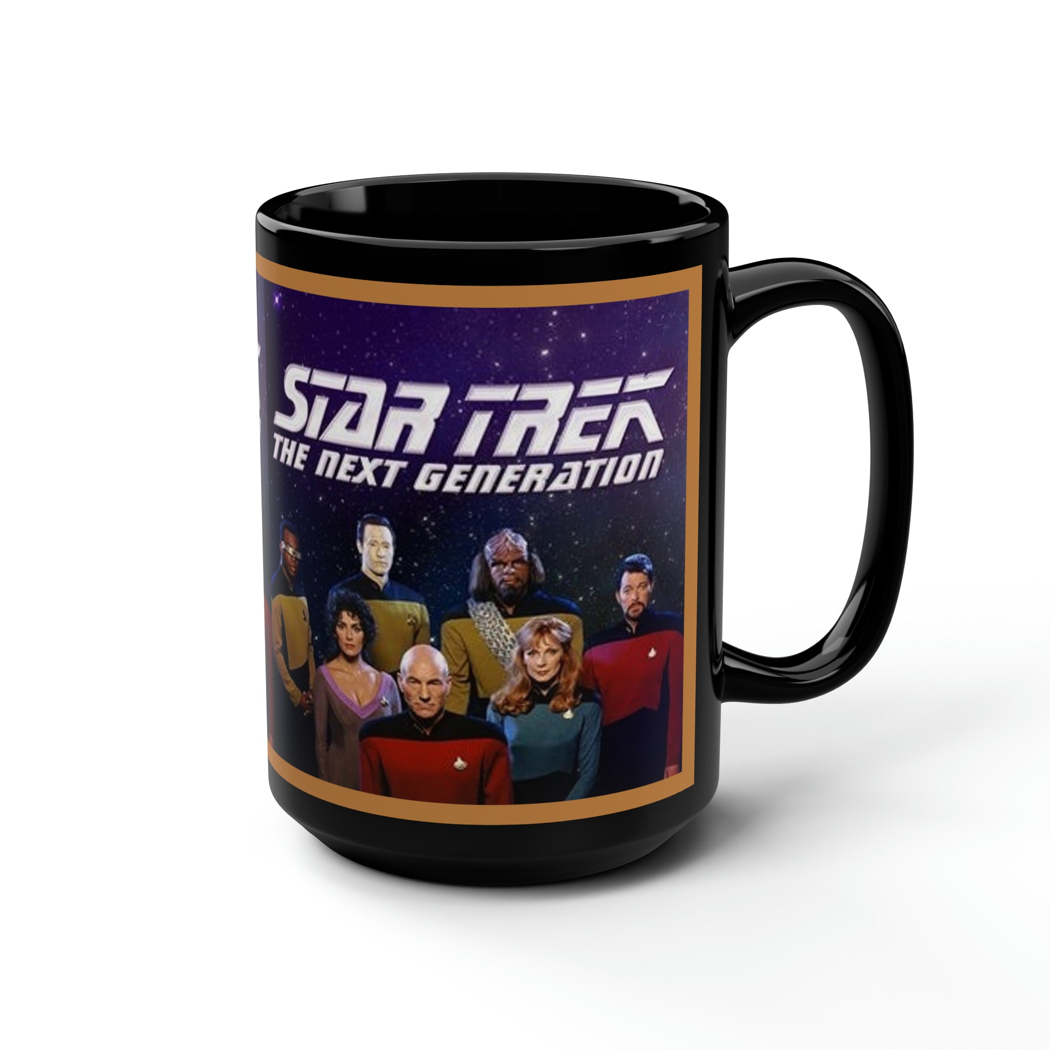 Star Trek Collection- Black Mug, 15oz - Creations by Chris and Carlos